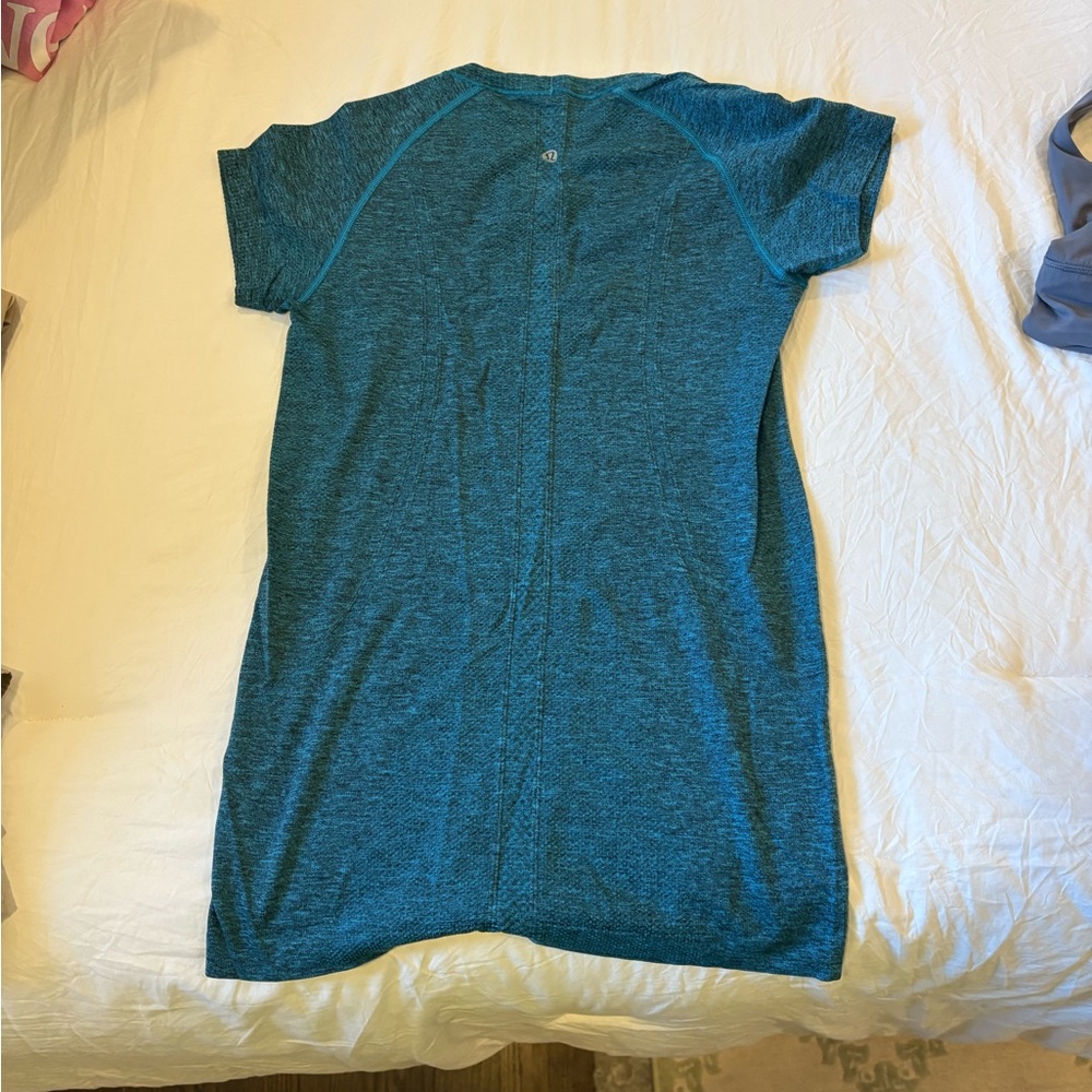 Lululemon Teal swiftly tech short sleeve top